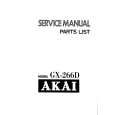 AKAI GX266D Instrukcja Serwisowa