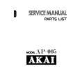 AKAI AP-005 Instrukcja Serwisowa