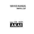 AKAI CR-83D Instrukcja Serwisowa