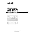 AKAI AM-M570 Instrukcja Obsługi
