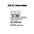 AKAI AX815/K Instrukcja Serwisowa