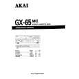 AKAI GX-65MKII Instrukcja Obsługi