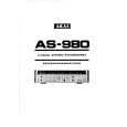 AKAI AS-980 Instrukcja Obsługi