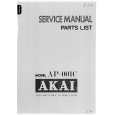 AKAI AP-001C Instrukcja Serwisowa