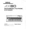 AKAI AX80 Instrukcja Obsługi