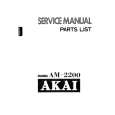 AKAI AM-2200 Instrukcja Serwisowa