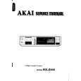 AKAI HX-R44 Instrukcja Serwisowa