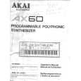 AKAI AX60 Instrukcja Obsługi