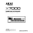 AKAI X7000 Instrukcja Obsługi