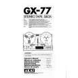 AKAI GX77 Instrukcja Obsługi