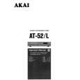 AKAI AT-52 Instrukcja Obsługi