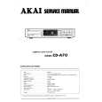 AKAI CD-A70 Instrukcja Serwisowa