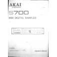 AKAI S700 Instrukcja Obsługi